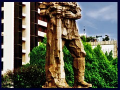 Guangzhou Liberation Monument, Haizhu Square, a square close to Pearl River and Shamian Island. Around the square there are a lot of markets and stores.